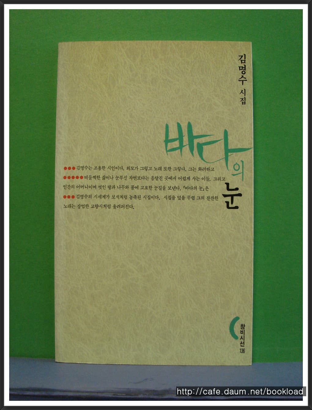 김명수/바다의 눈 (제5시집) 사진 1
