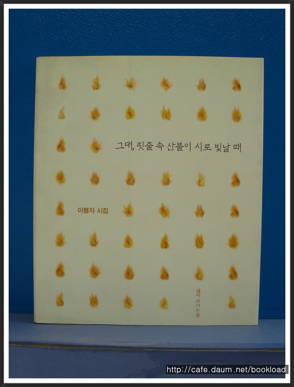 이행자/그대 핏줄  속 산불이 시로 빛날 때(저자 서명본)제2시집 사진 1