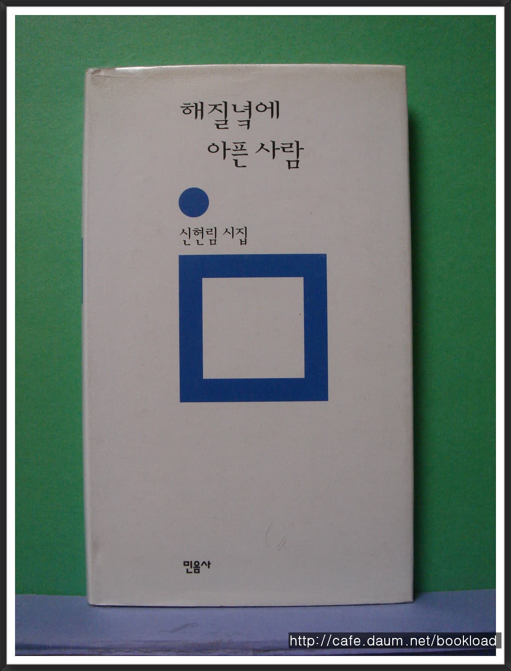 신현림/해질녘에 아픈 사람(저자 서명본) 사진 1