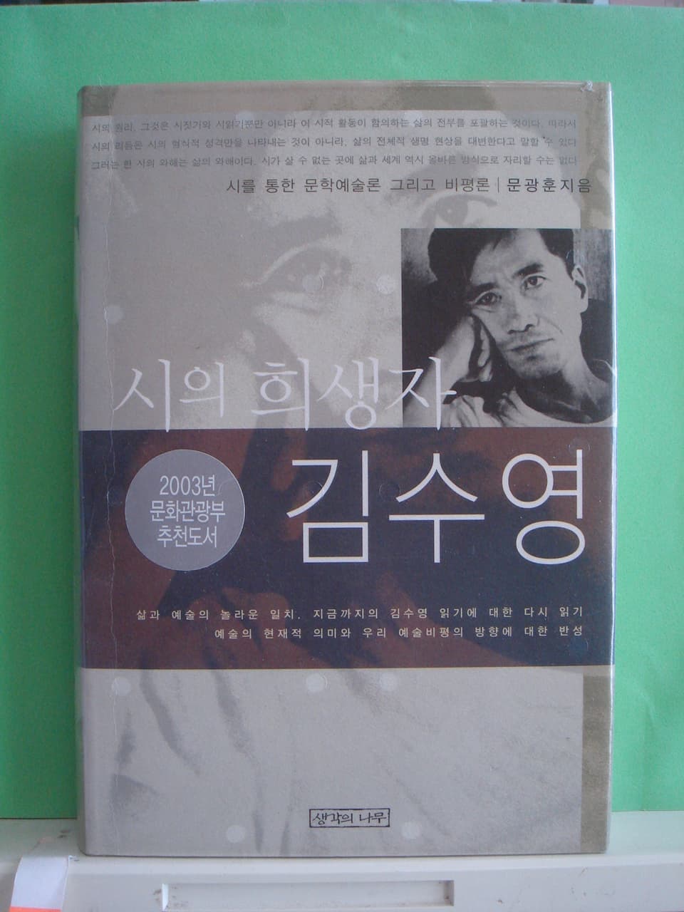 문광훈/시의 희생자 김수영 사진 1