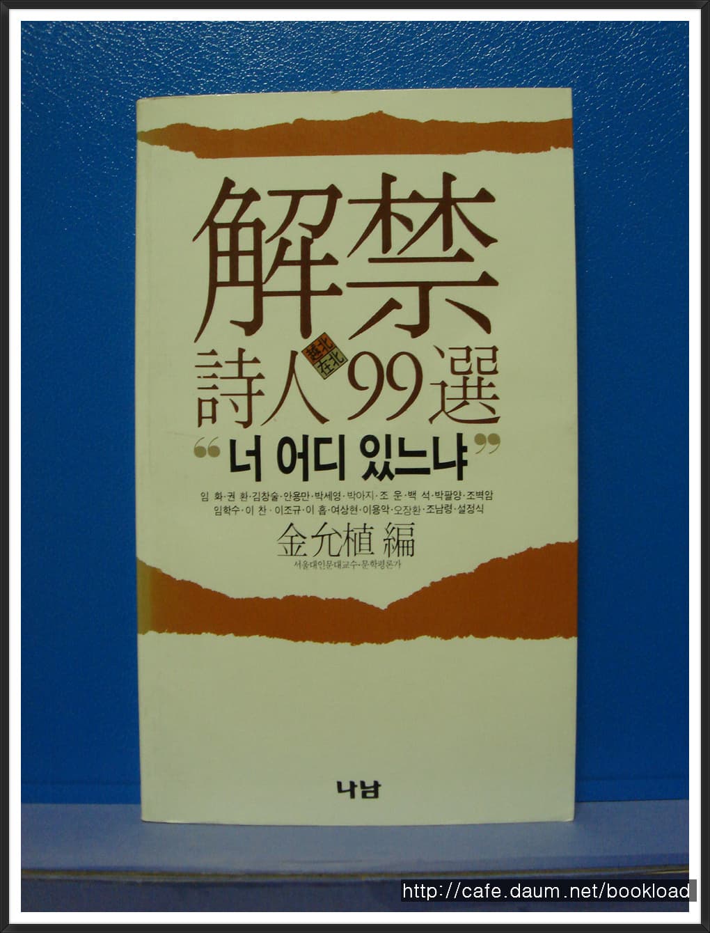 김윤식/너 어디 있느냐(해금시인 99선) 사진 1