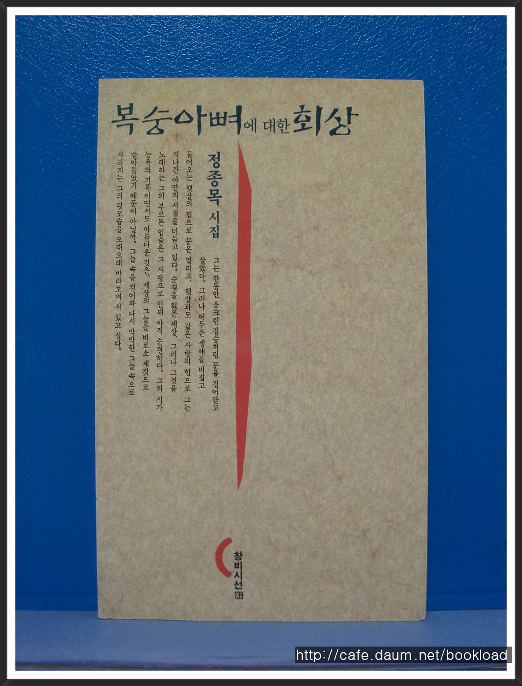 정종목/복숭아뼈에  대한 회상(제2시집) 사진 1