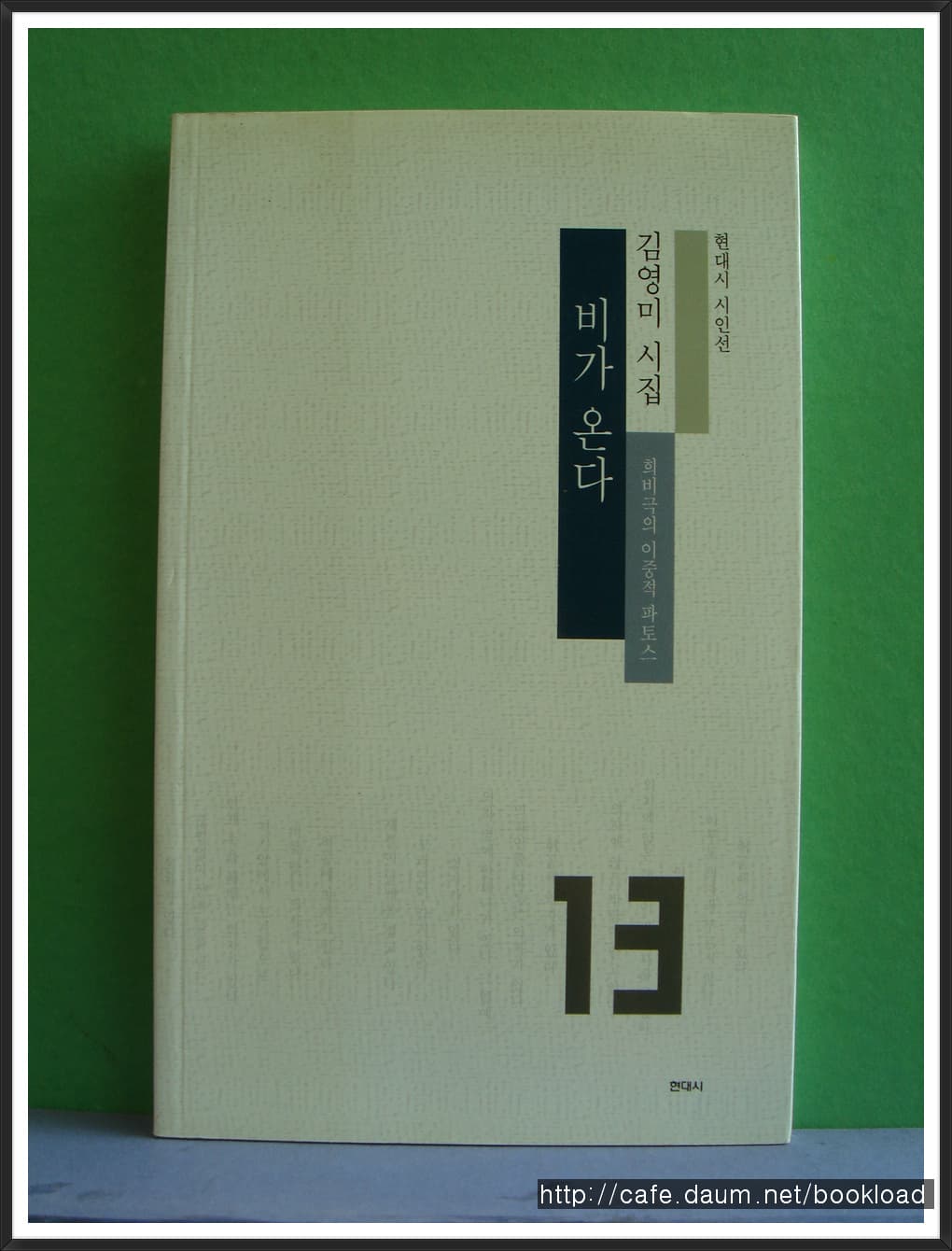 김영미/비가  온다 (저자 서명본) 사진 1